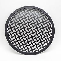 Решетка для динамика 8"(210ММ) Метал. черн. крупн.ячейка 