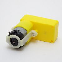 Угловой мотор с редуктором, питание: 3-6V, макс. ток : 150-200mA (3/6V), передаточное число: 1:48 