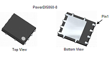 Транзистор полевой DMP34M4SPS-13 (марк. P34M4SS) SMD QFN-8
