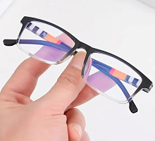 ОЧКИ СКЛАДНЫЕ с диоптрий +2,0 размер линзы 55 х 34мм (пластик); расстояние между дужками: 132мм