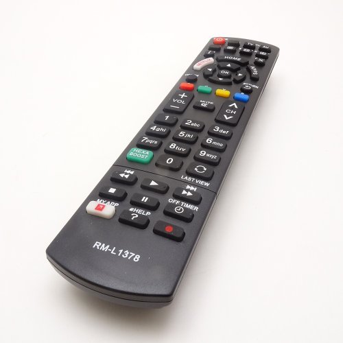 ПУЛЬТ ДУ для PANASONIC TV LCD, LED УНИВЕРСАЛЬНЫЙ (RM-L1378) с кнопкой NETFLIX