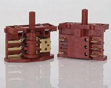 Переключатель мощности режимов духовки "Delta, Scarlet" (5-ТИ-поз.) 5pin 250V  / 16A, под клеммы 6,3мм (RS-3) (вал ПЛАСТИК L=15 мм)