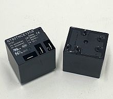 Реле э/м DC12V 40A 5+3pin, пайка (PCB), Контакты: 1 перекл.группа (1С)+3pin под клеммы (30VDC/30A; 240VAC/40A (NO); 240VAC/30A (NC)) 32x28x20мм (FORWA