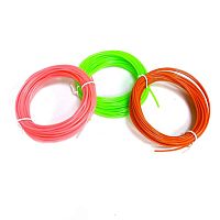 Материал для печати для 3D ручки  PLA 1.75 mm; пластик 160-200℃; набор из 3 цветов; цвет в ассортименте; общая длина  30м