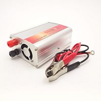 Инвертор автомобильный Uвх.= 12V; Uвых.= 220VAC; Мощность: 500W, корпус-металл; 