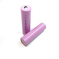 АККУМУЛЯТОР  18650 3,7V 2600mAh  (18х65м) ICR18650 Li-Ion  TL без платы защиты для фонарей,(высокий плюс)( Емкость 2470-2520mAh, измерено на Lii-500S