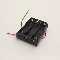 КЕЙС ДЛЯ 3 БАТАРЕЕК AA черный ОТКРЫТЫЙ BH331/BH616 (3х1)