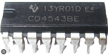 Микросхема **4543BE orig DIP16 (CD4543BE)