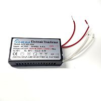 Трансформатор для люстры, AC 12V, 180W, вх: AC 220-250V, металл, IP33, 90x46x27мм, XR01B