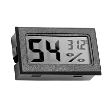 ТЕРМОМЕТР/ГИГРОМЕТР ЦИФР. Компактный Встраиваемый Диапаз.измер.t: -40°C..+70°C (±1°C); отн.влажн.в помещ: 10%..95%RH; Период дискретизации:10 S; габар