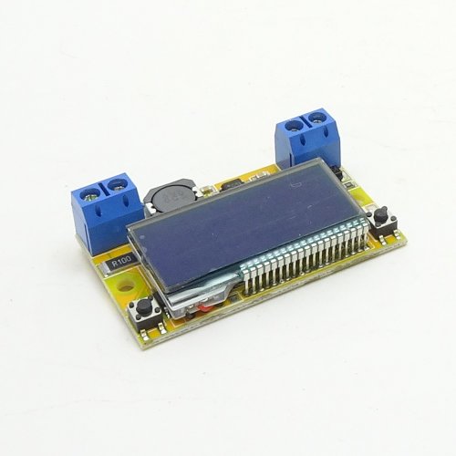 Понижающий DC-DC 5...23V >> 0...16,5 до 3A с цифровым LCD дисплеем и кнопочным управлением