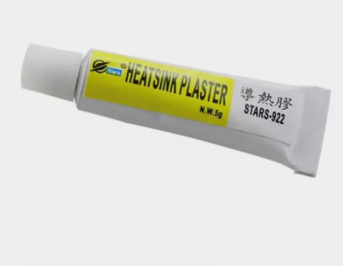 Клей силиконовый теплопроводный HEATSINK PLASTER Stars-922 (5 г) высокоадгезивный  фото 6
