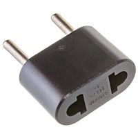 ПЕРЕХОДНИК СЕТЕВОЙ TEFAL 6A 250V -110V ADP6-03-20 STEKKER Тефаль (американ); Цвет: черный; Вес: 10гр