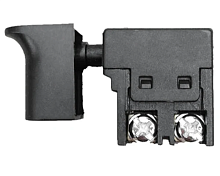 Пусковая кнопка Для электроинструмента, 2pin без фиксации, AC 220/250V 6.0A, под винт, 26x16x27мм, толкатель: черный, корпус: черный (FA2-6/1B, JB15HL