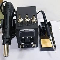 Паяльная станция 8586D (паяльник+фен/3шт насадок)