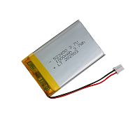 АККУМУЛЯТОР LP 523450-PCM (50х34х5,2мм) 3,7v 1000mAh Li-Pol (с платой защиты-PCM), (элемент) с проводами и фирменным штекером;
