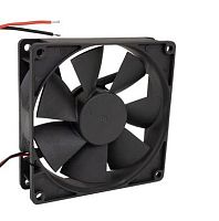 Вентилятор DC24V, 92x92x25мм, 7 лопастей, 3100об/мин., подш. скольжения, 2pin, 0.12A 5.28W Tidar RQD9225MS, пластик