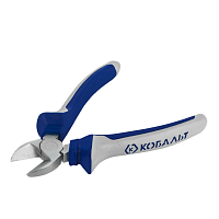 Бокорезы 200мм 7,8" КОБАЛЬТ  цвет: сине-белые; кусачки для резки проводов и проволоки Тип: диагональные/боковые          647-079