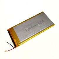 АККУМУЛЯТОР LP 3570140-PCM (140х70х3,5мм) 3,7v 3500mAh (4000mAh) Li-Pol (с платой защиты- PCM), (элемент) провода под пайку
