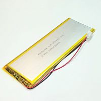 АККУМУЛЯТОР LP 3348126-PCM (126х48х3,3мм) 3,7v 3000mAh Li-Pol (с платой защиты- PCM), (элемент) провода под пайку