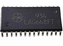 Микросхема LAG668FT SMD AUD усилитель воспроизведения, pегулятор /SO28/