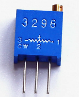 РЕЗИСТОР подстроечный WIW3296-Y 10K 3pin (вертик. монтаж шлиц сверху) 