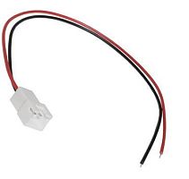 Разъем 1007 2pin AWG26 2.54mm C3-02M RB вилка на кабель с контактами 2.54мм (ответная часть CHU-2 (H-02) 12339/1) 