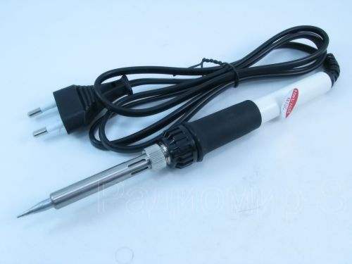 ПАЯЛЬНИК  20W  220V  ZD-23  Ручка- пластик; керамич.нагрев(d нагрев.эл-та= 5,9мм); Long Life- долговеч.жало: тип: N2-1(32515); N2-2; N2-3(32517/1); N2