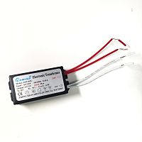 Трансформатор для люстры, AC 12V, 105W, вх: AC 220-250V, металл, IP33, 76x40x24мм, AET105C