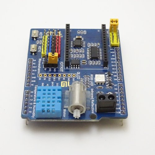 МОДУЛЬ: "УМНЫЙ ДОМ"- Плата для ARDUINO UNO и MEGA интерф: Wi-Fi (CC3 и GPIO контакты) доп.выводы; пит: 3,3/ 5V (перекл.) ; LM393/ P9813/ L9110; фото 2 МОДУЛЬ: "УМНЫЙ ДОМ"- Плата для ARDUINO UNO и MEGA интерф: Wi-Fi (CC3 и GPIO контакты) доп.выводы; пит: 3,3/ 5V (перекл.) ; LM393/ P9813/ L9110; фото 2