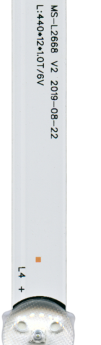 Светодиодная планка для подсветки ЖК панелей 24" 6V (4линзы)  MS-L2668 V2 (440 мм, 4 линзы) фото 4