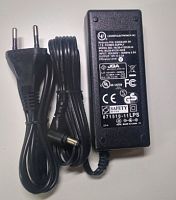 Блок питания импульсный, 12V, 2.5A, 30W, штекер: 5,5 х 2,1мм (угловой), вх: AC 100-240V, вх. разъем: восьмерка, с кабелем питания NU30-4120250-I3