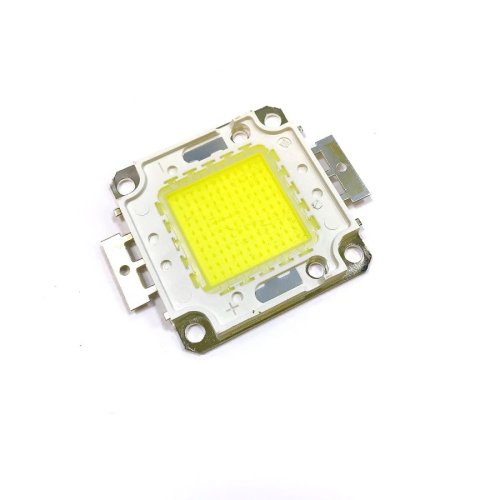 МАТРИЦА СВ/ДИОДНАЯ КВАДРАТНАЯ 100W 30-36VDC БЕЛЫЙ (6000K)(COB) 9000Lm 3000mA Угол свечения: 120°; габар: экран: 23х23мм; на теплоотводящей пластине (4