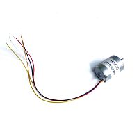 МОТОР бесщеточный высокоскоростной DC 12V R2430  6000 об/мин б/нагр  для проектов ARDUINO; Вал: длина=9,5мм/Диаметр = 2мм ; габ: 24х42мм;    