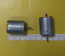 ДВИГАТЕЛЬ ЭЛЕКТРИЧЕСКИЙ DC12V (1,25W , реж. холост. хода -5600об/мин , 0,02A) RF-370C (XTL-15370) (RF-370C-15370) (d=24.5 х h=30.5мм цилиндр