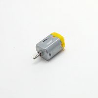 ДВИГАТЕЛЬ ЭЛЕКТРИЧЕСКИЙ DC6,0V (0,15W , реж. холост. хода -2800об/мин , 0,025A) F130-08450 (27х15х20мм вал 2мм длина 11мм) жест. выводы  (ФЕН)