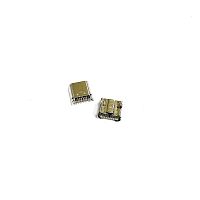 Разъем microUSB Гнездо на плату (11pin SMD /4 уст. лепестка DIP) тип-microUSB Гориз.исп.;поверхн.монт. (дл=7.6мм/шир=8.5мм) DIY; Samsung SM-T211/SM-T2