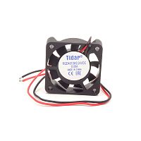 Вентилятор DC24V, 40x40x10мм, 7 лопастей, 7400об/мин., подш. скольжения, 2pin, 0.09A 2.16W Tidar RQD4010HS, пластик