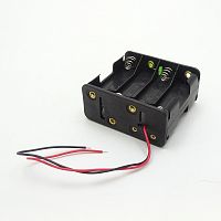 КЕЙС ДЛЯ 8 БАТАРЕЕК  AA   BH383(A)(=BH-608) батар.отсек 8xAА (4x1+4x1)
