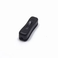 Выключатель для бра, 2pin, OFF-ON с фиксацией, 220V 2.0A, 62x19x16мм, корпус: черный (KCD1-304B)