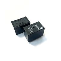 Реле э/м DC12V 10A 10pin, пайка (PCB), Контакты: 2 перекл.группы (2С) (28VDC/2х10A; 120VAC/2х10A) 29,6x18x20мм (4117-2-2C-S)