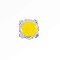 МАТРИЦА СВ/ДИОДНАЯ круглая БЕЛЫЙ (COB) 10W U=30-32V I=260mA 4500K 1100Lm уг.свеч: 120°; IP67 Экран: 20мм; алюмин.площадка (квадратная); 