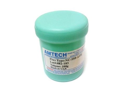 ФЛЮС-ПАСТА AMTECH  NC-559-ASM (100g) Банка  / Дря работы  с безсвинцовым припоем и со свинцовым.                    M-000-4540