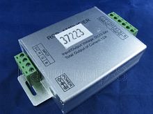 УСИЛИТЕЛЬ RGB Uпит=DC12-24V / I=4A х 3 канала (12A) / 144W ( 106x65x25мм/ 100x63x23мм ) (Усилитель к светодиодной ленте RGB 12v/144w/3 канала*4A) LED 
