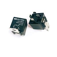 Реле автомобильное э/м DC12V 40A 4pin, в панель/под клеммы, Контакты: 1гр. на замыкание (1А) (14VDC/40A) 28x28x26мм (HE LI SHUN HLS-CMA3-DC12V-A)