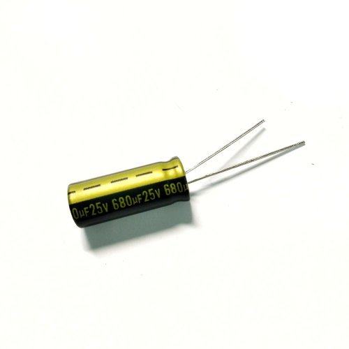 Конденсатор электролитический высокочастотный   680 mkF  25 v 105C (WL) 8х20мм (-55+105 C, 2000 ч.) JAMICON