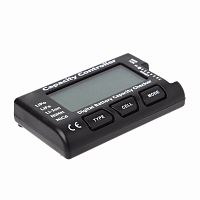 Тестер для элементов питания CellMeter-7 универсальный AA/AAA/C/D/9V/1.5V с цифровым дисплеем. Литиевые АКБ: 1S-7S LiPO / LiFe/ LiIO; NiСd / NiМh АКБ: