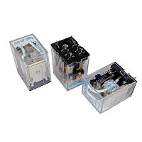 Реле э/м DC24V 10A 8pin, пайка (PCB), Контакты: 2 перекл.группы (2С) (28VDC/10A; 240VAC/10A) 28x21x35мм (JQX-13F-24VDC)