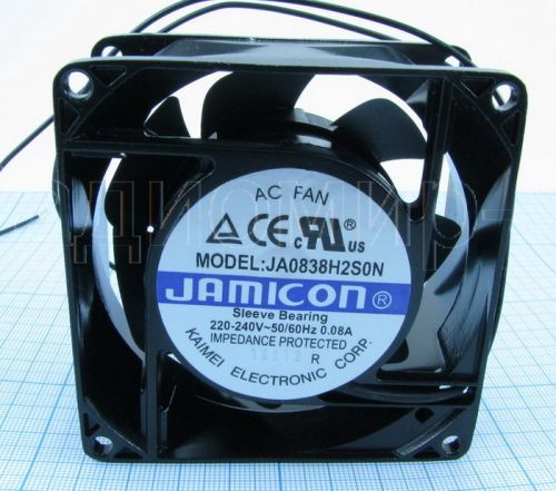 Вентилятор Общего применения AC220V, 80x80x38мм, 2800об/мин., подш. скольжения, 0.1A 22W 33дБ VIC PRO JA0838H2S Вентилятор Общего применения AC220V, 80x80x38мм, 2800об/мин., подш. скольжения, 0.1A 22W 33дБ VIC PRO JA0838H2S