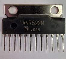 Микросхема AN7522 (N) orig AM/FM-ZF, AFC, AGC, Demod. SIP12